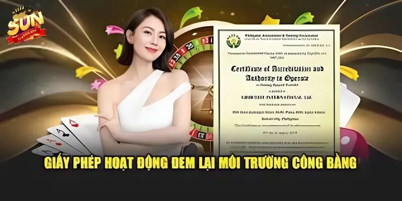 Top những giấy phép hoạt động uy tín từ nền tảng