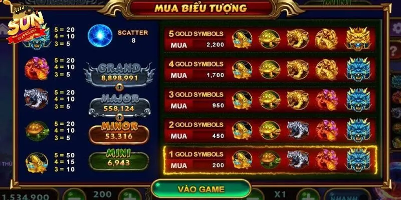 Biểu trưng nổi bật trong game nổ hũ đẳng cấp